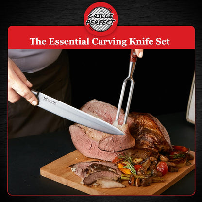 Meat Carving Knife Set with Fork